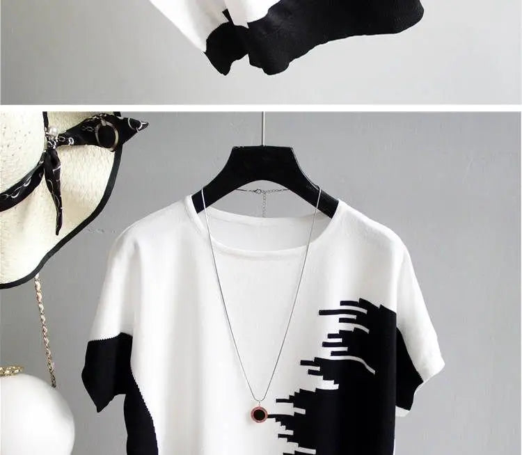 PULL CASUAL MANCHE COURTE