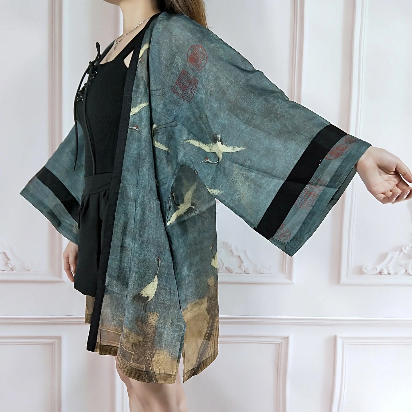 CARDIGAN KIMONO JAPONAIS VINTAGE