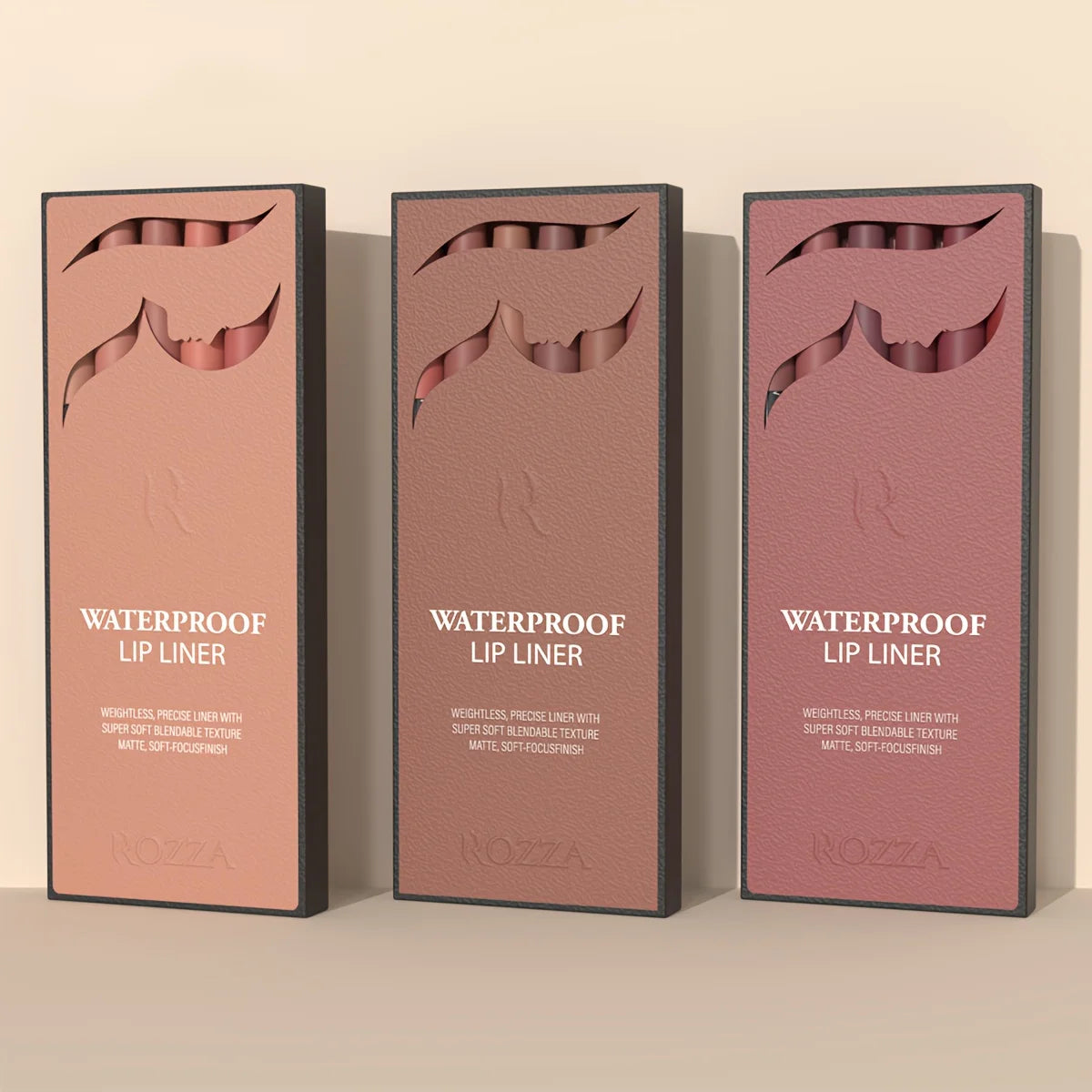 COFFRET DE CRAYONS A LEVRES NUDE WATERPROOF