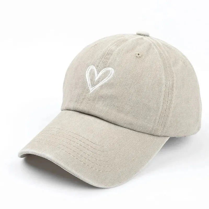 CASQUETTE BRODERIE COEUR