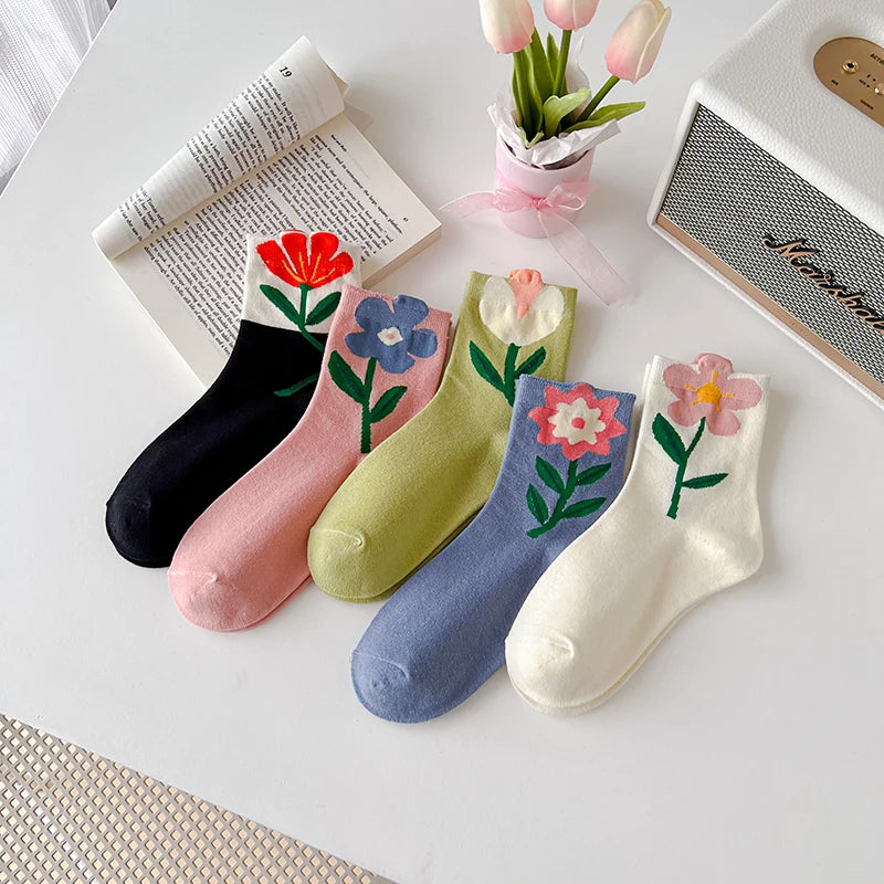 CHAUSSETTES COREENNES A MOTIF