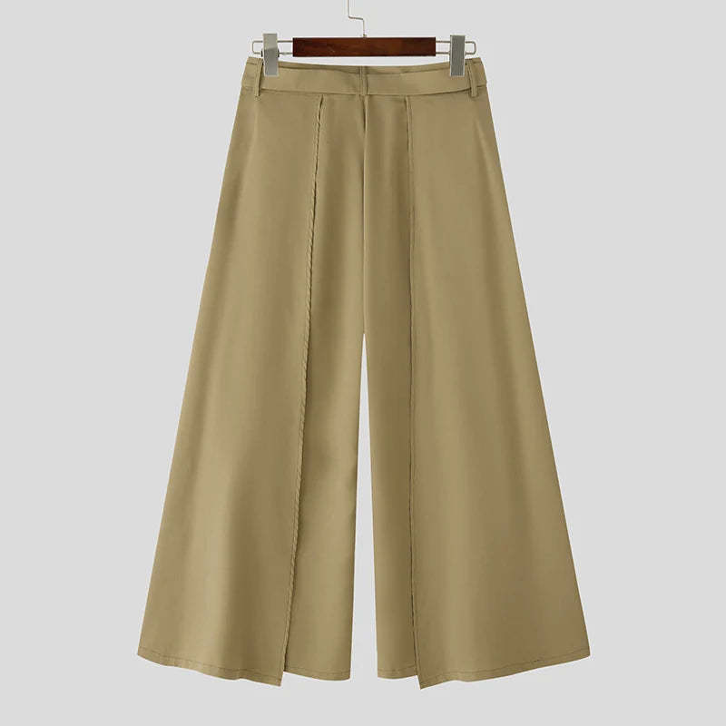 SEOUL STREET PANTALON IRREGULIER POUR HOMMES