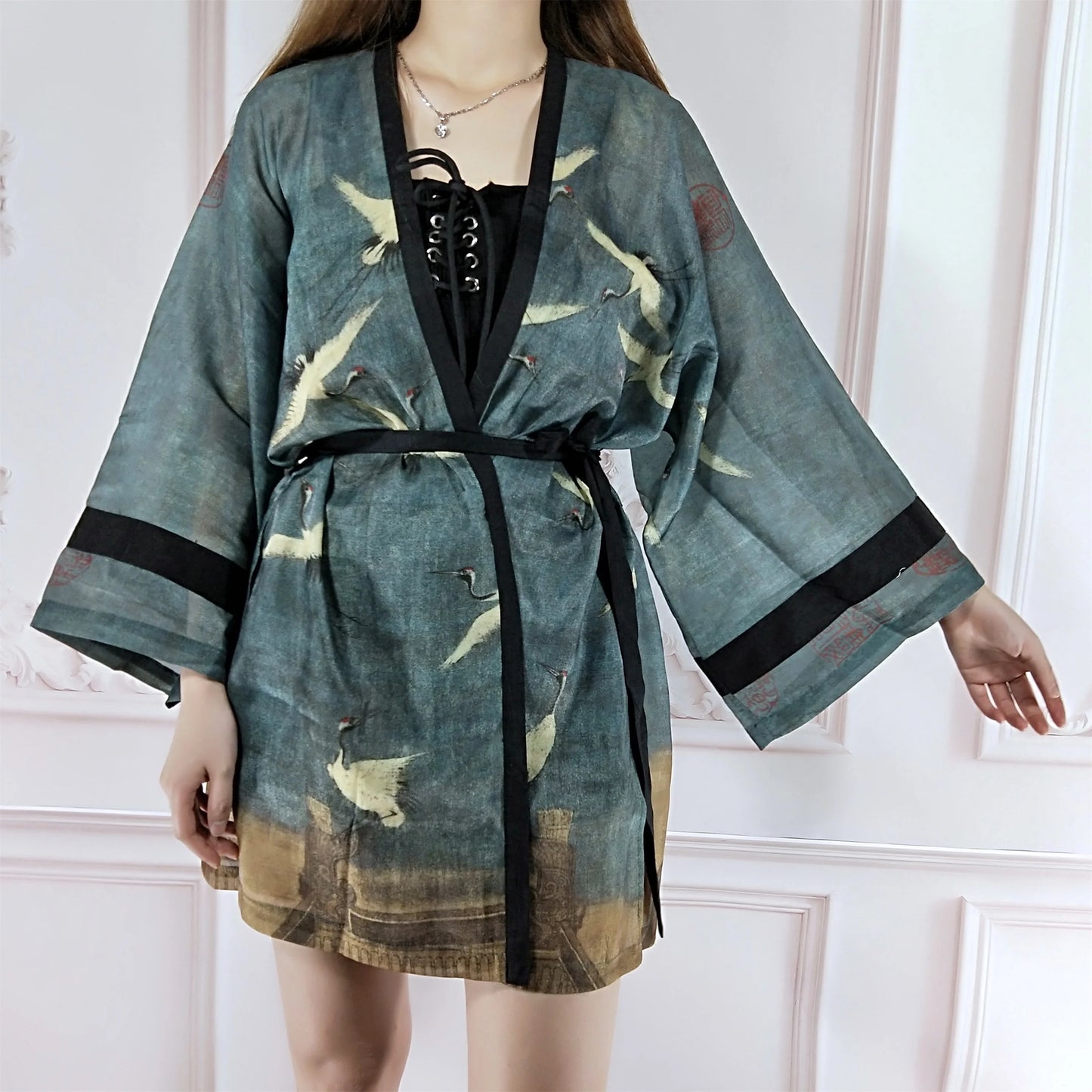 CARDIGAN KIMONO JAPONAIS VINTAGE