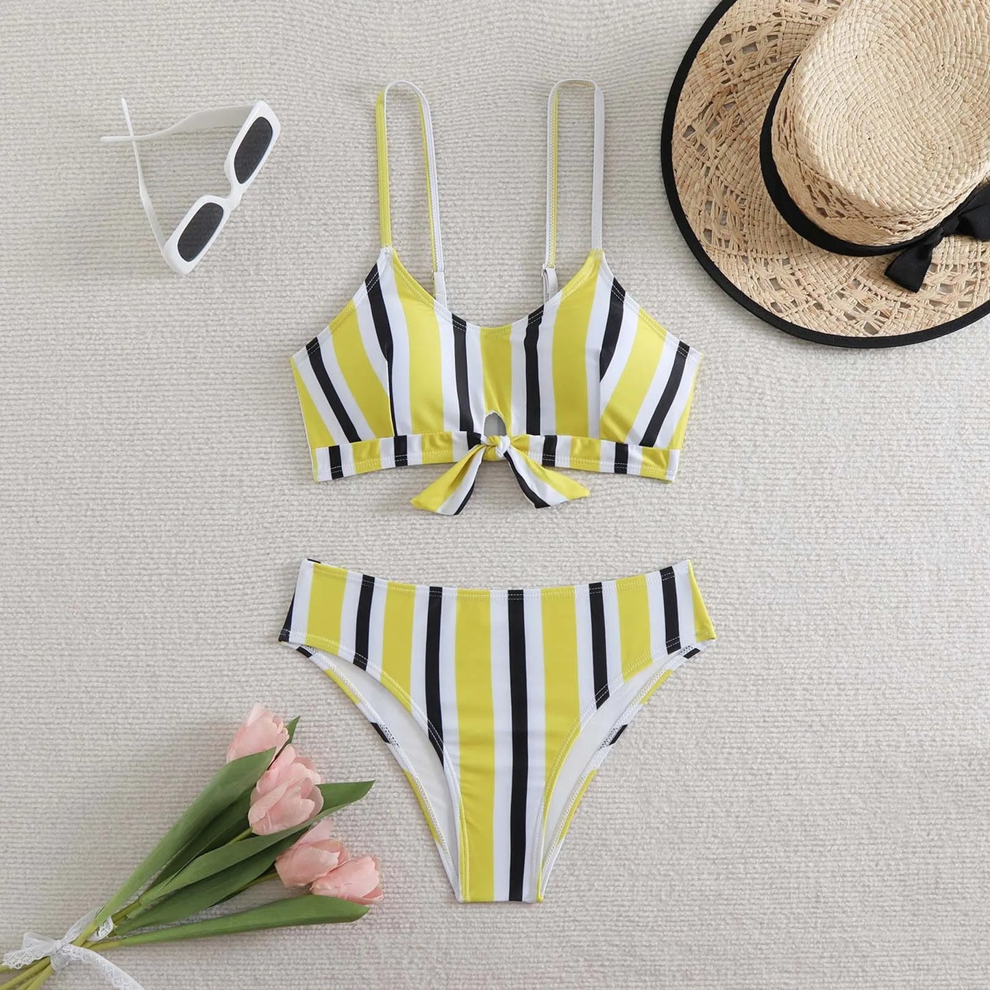 ENSEMBLE BIKINI RETRO PATCHWORK