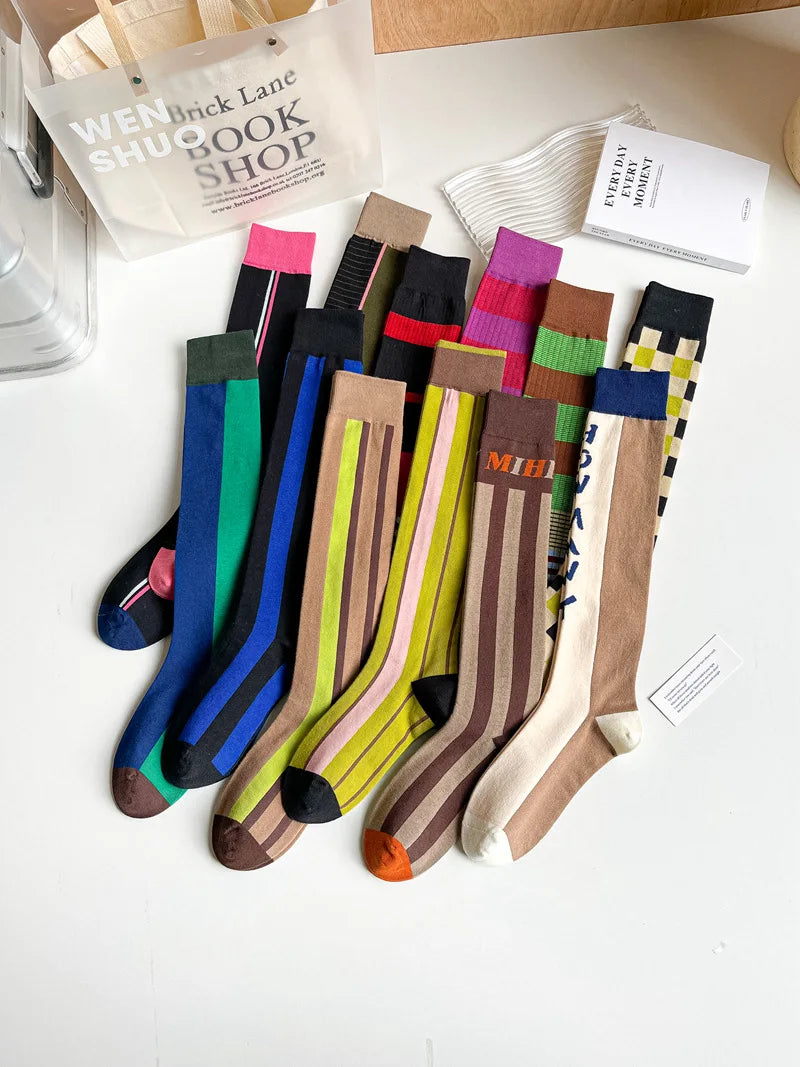 CHAUSSETTES TENDANCES RETRO POLYVALENTES