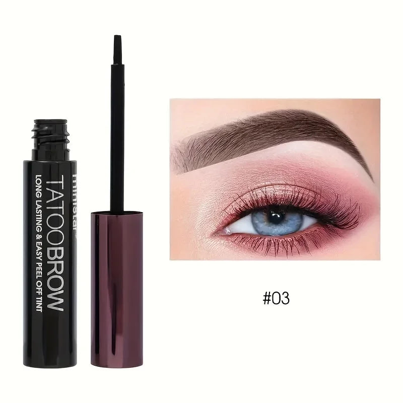 GEL SEMI-PERMANENT,WATERPROOF ET SANS TRANFERT POUR SOURCILS