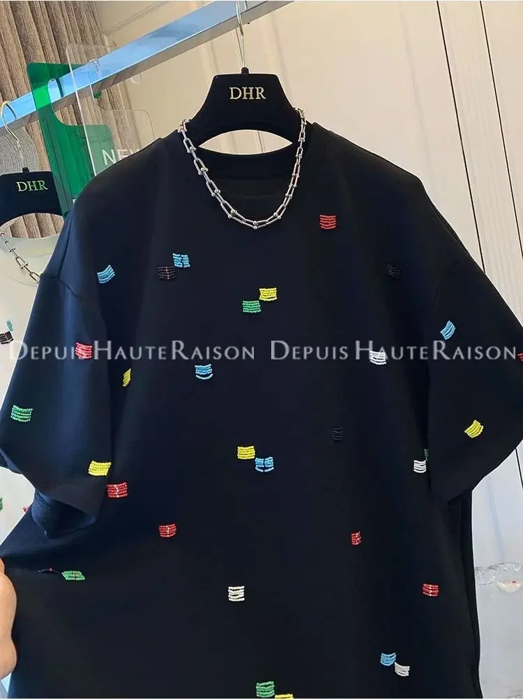 T-SHIRT A PERLE