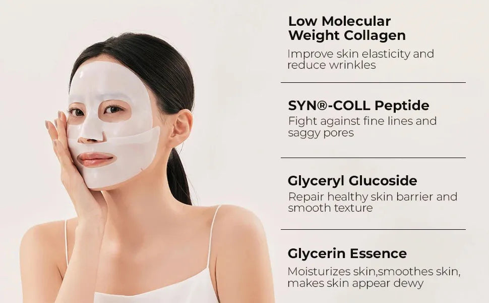MASQUE DE NUIT  AU COLLAGENE ANTI-RIDES, RECONSTITUANT, HYDRATANT