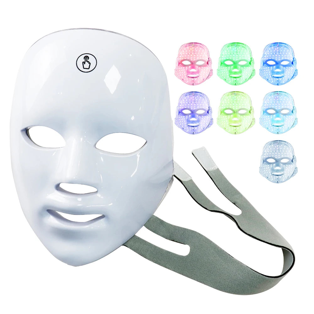 Masque facial LED 7 couleurs