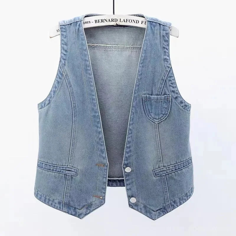 GILET EN JEAN  VINTAGE