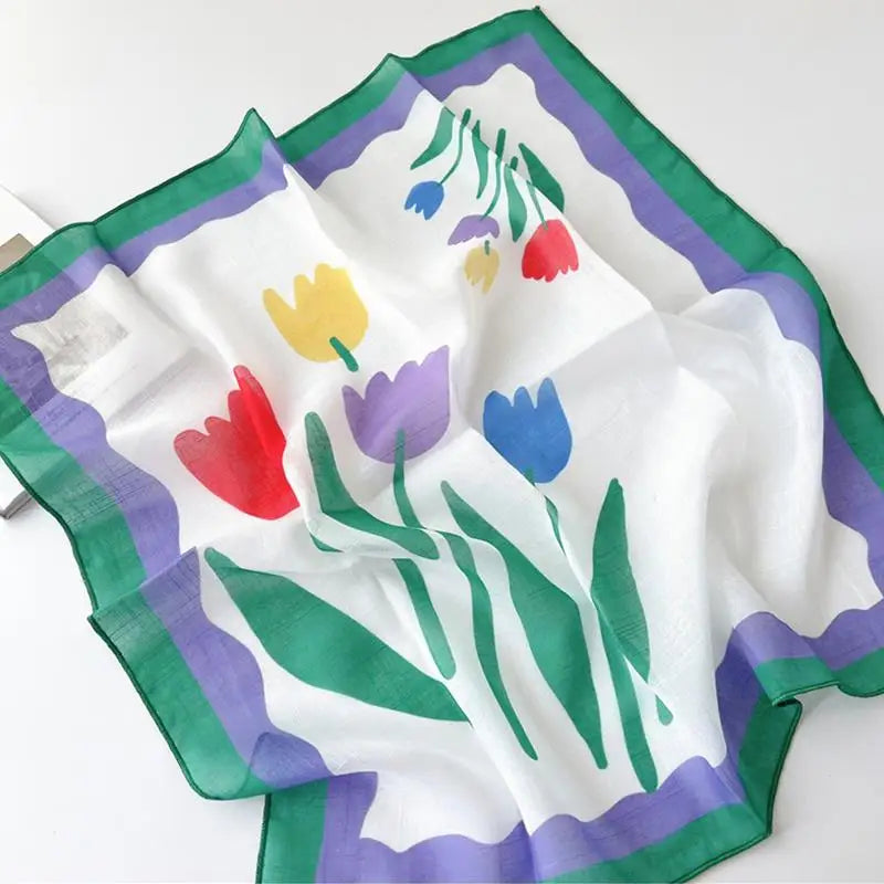 ECHARPES FLORALES SO FRECH SO CHIC