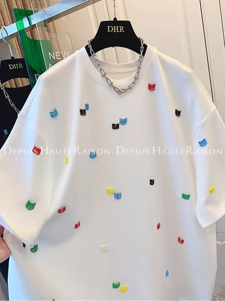 T-SHIRT A PERLE