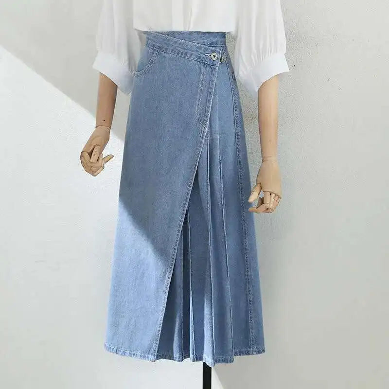 JUPE LONGUE DENIM