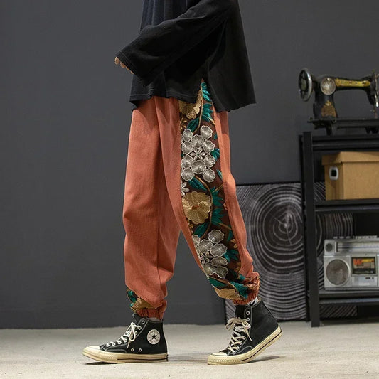 PANTALON JOGGING PATCHWORK