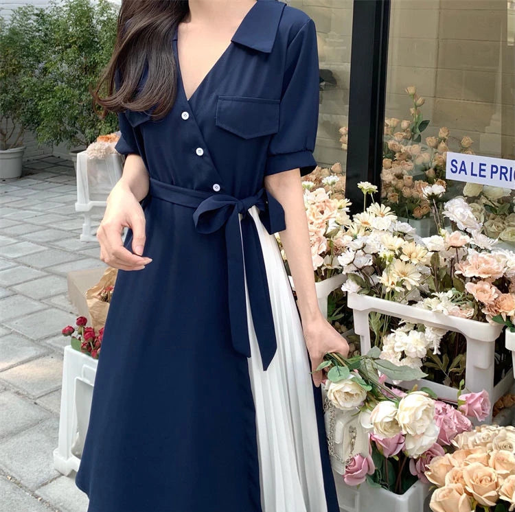 ROBE CHEMISE DECONTRACTEE VINTAGE COREENNE