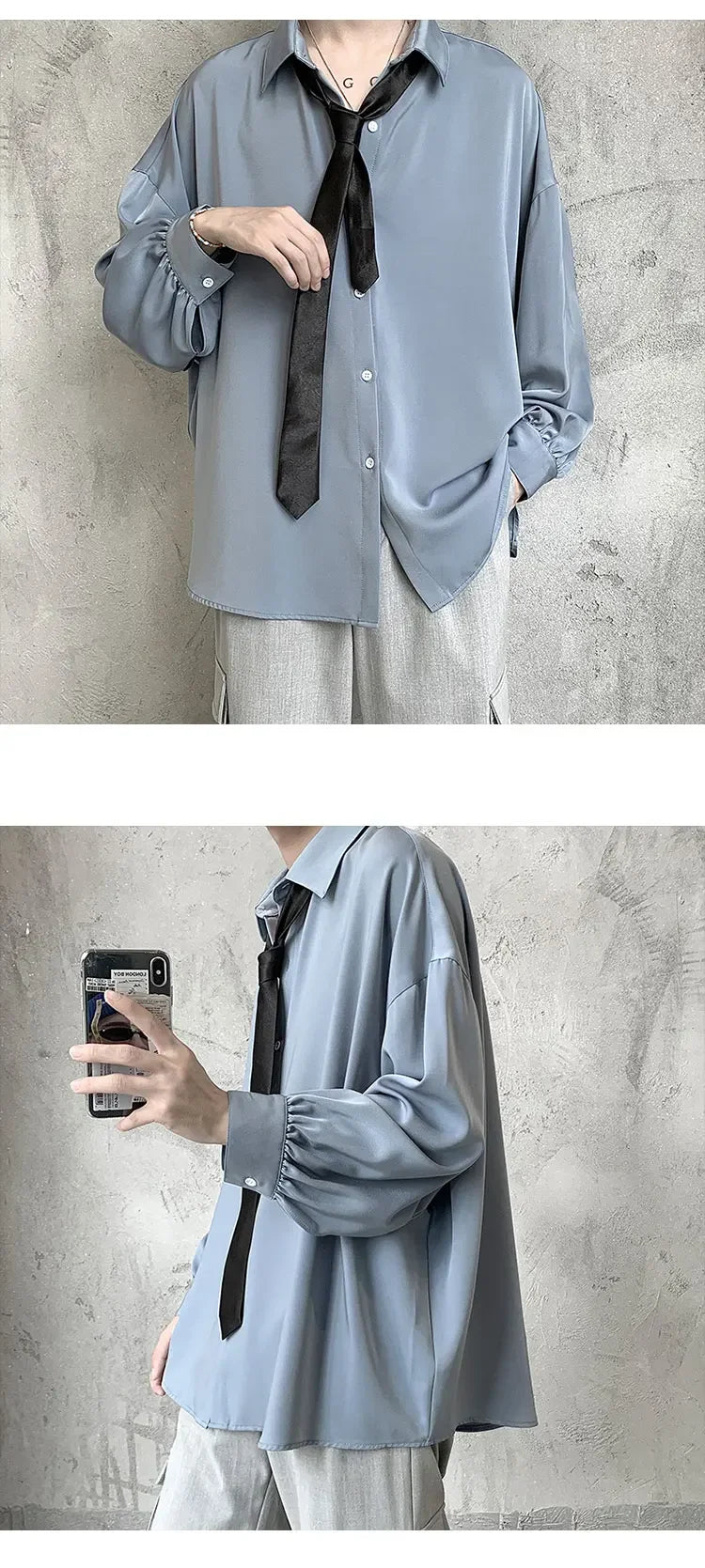 CHEMISE A MANCHES LONGUES CONFORTABLE STYLE COREEN