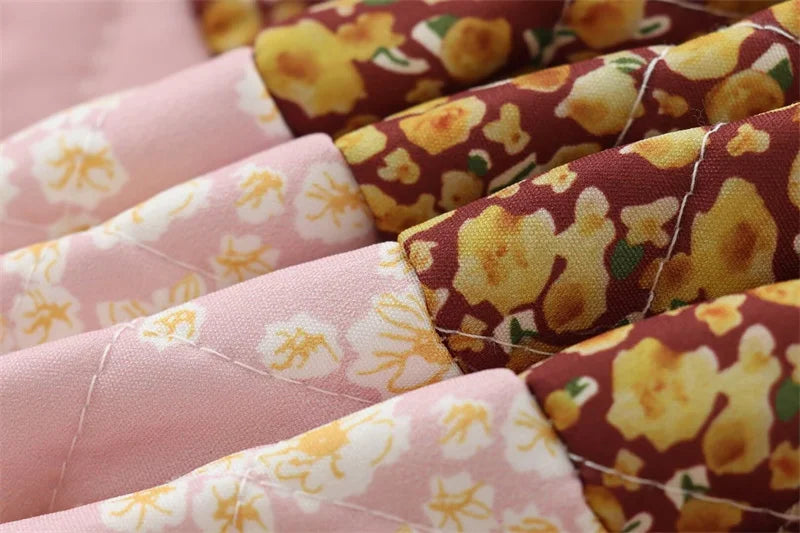 VESTE PATCHWORK VINTAGE  FLORAL