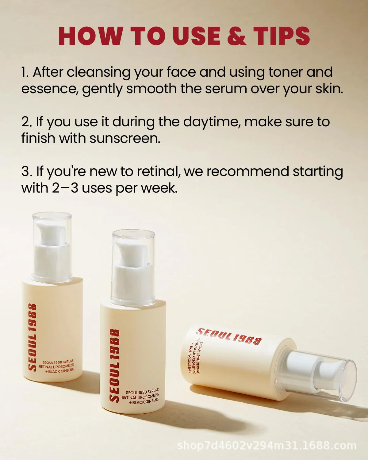 Seoul 1988 Anti-Aging Trio