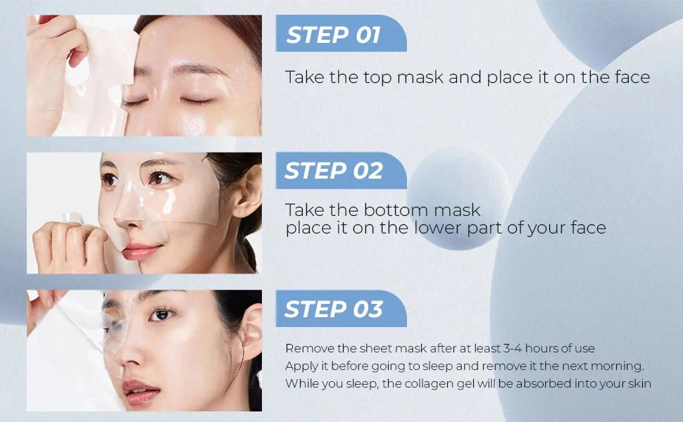 MASQUE DE NUIT  AU COLLAGENE ANTI-RIDES, RECONSTITUANT, HYDRATANT