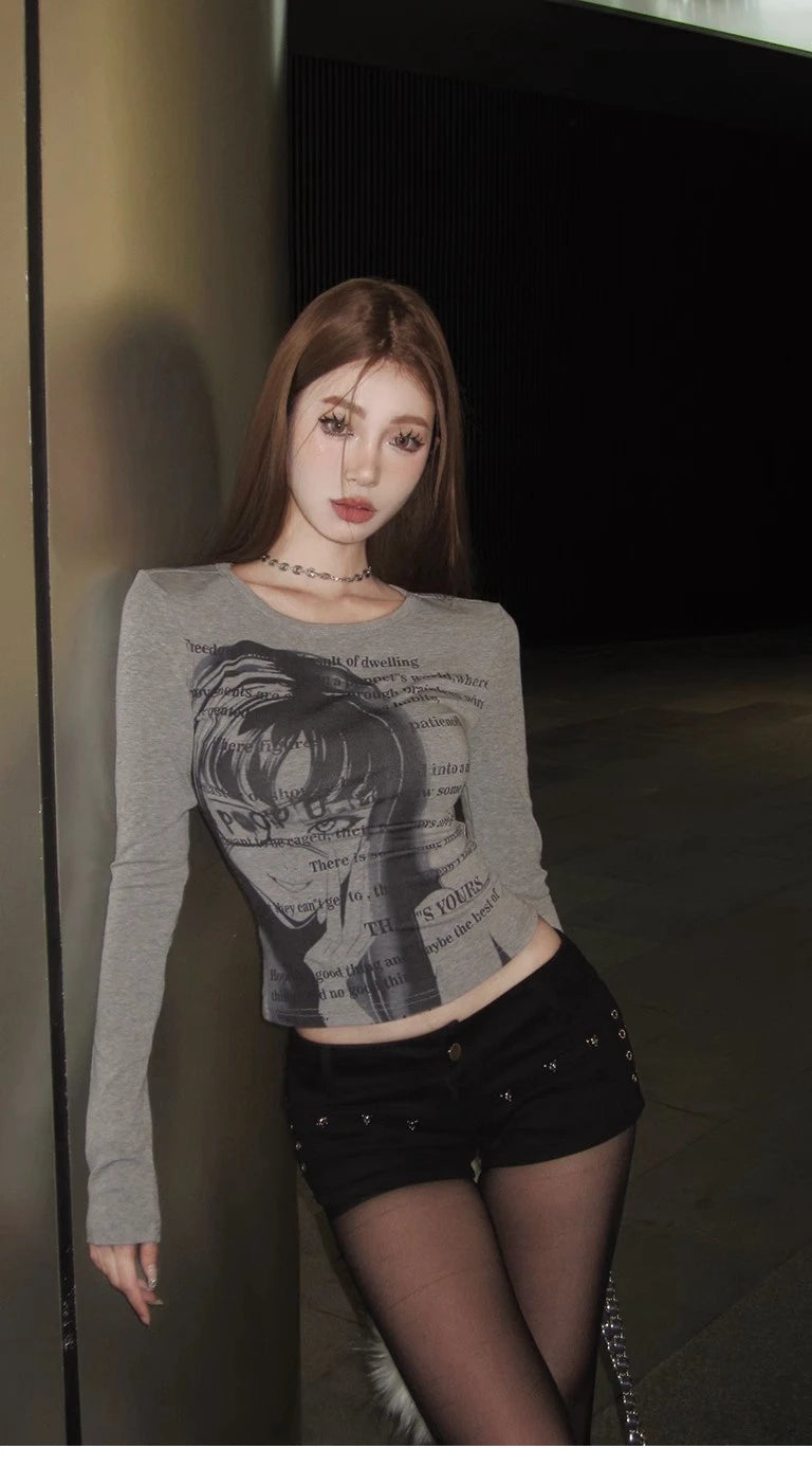 T-SHIRT VINTAGE Y2K SKINNY