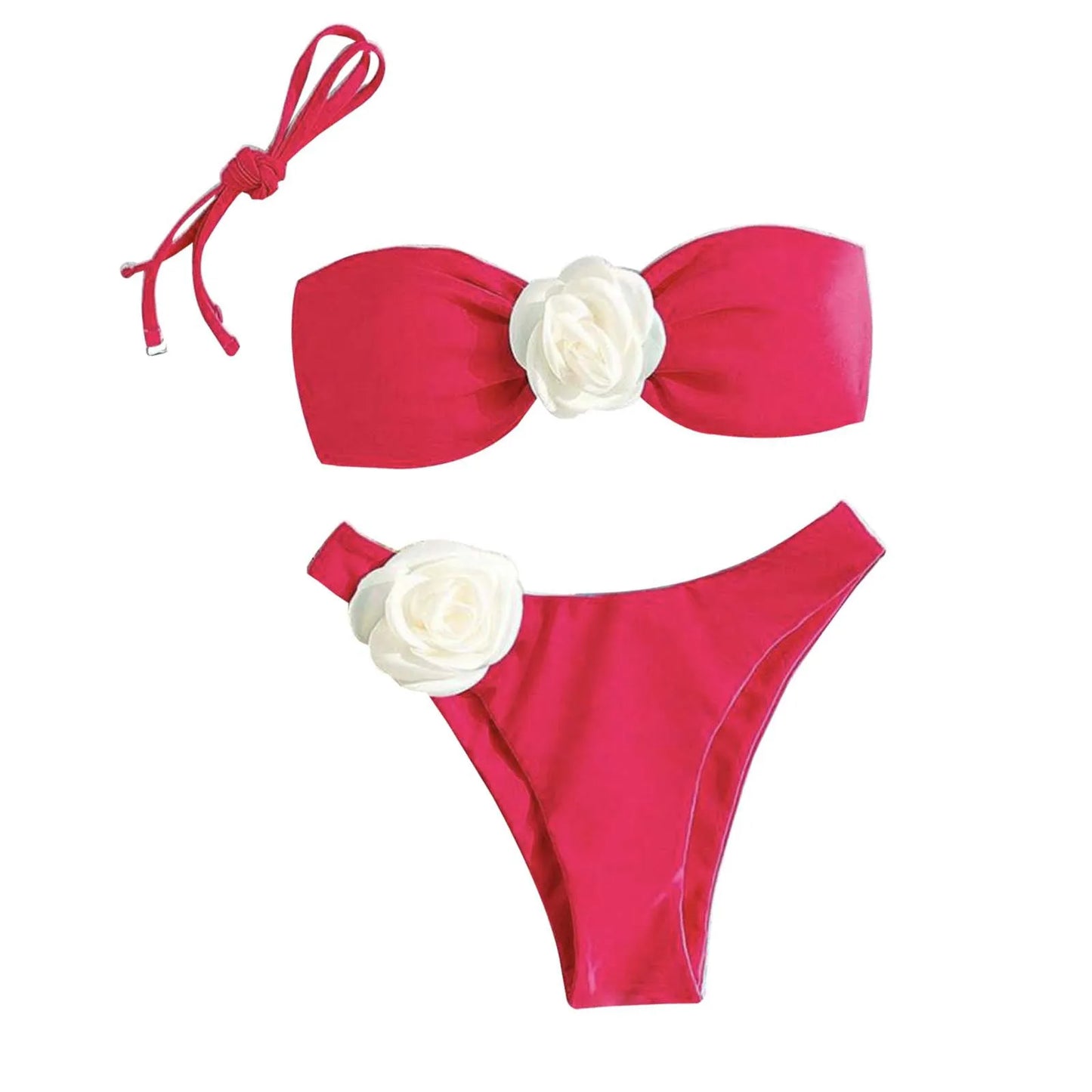BIKINI A FLEUR 3D
