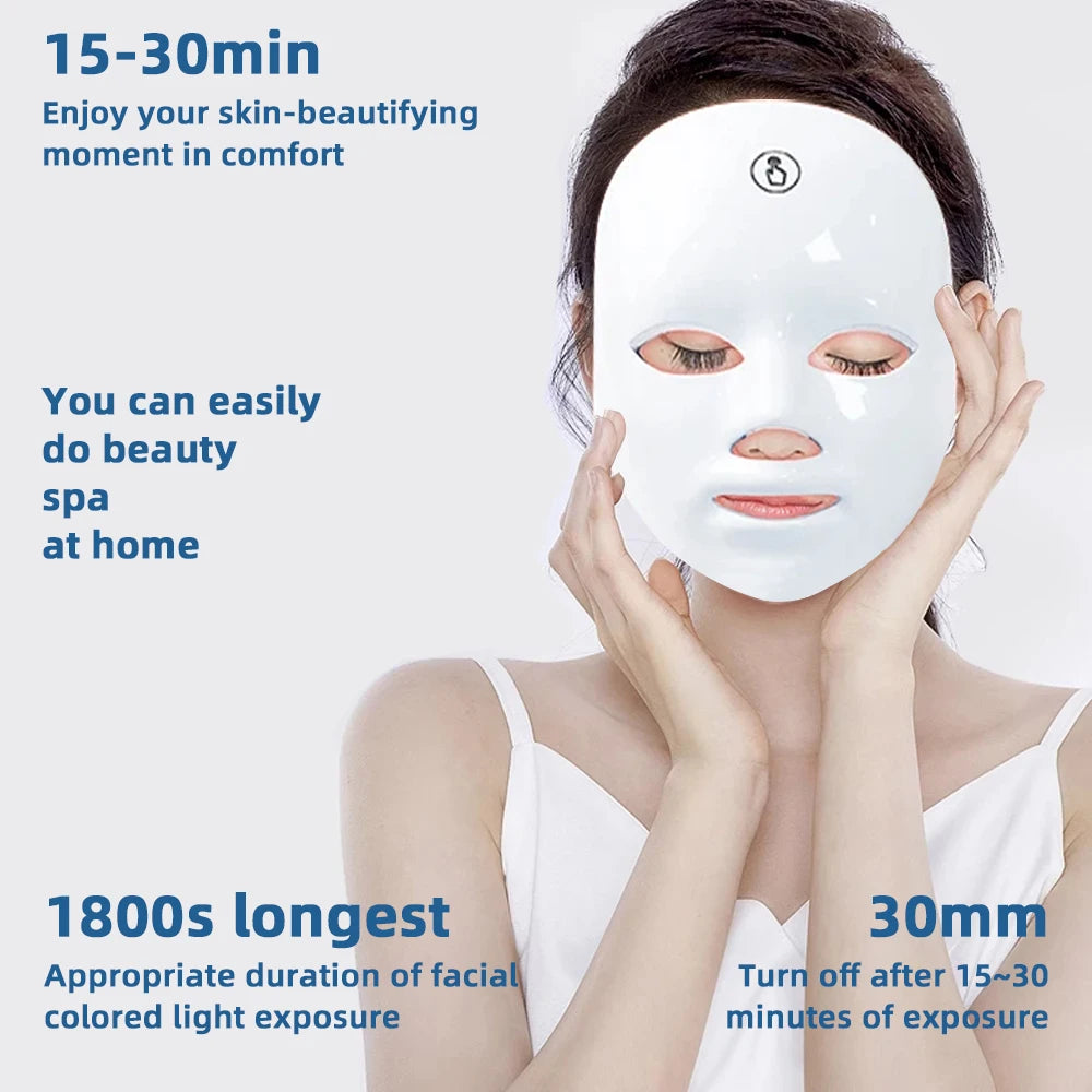 Masque facial LED 7 couleurs