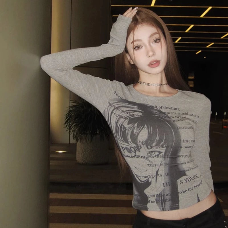 T-SHIRT VINTAGE Y2K SKINNY