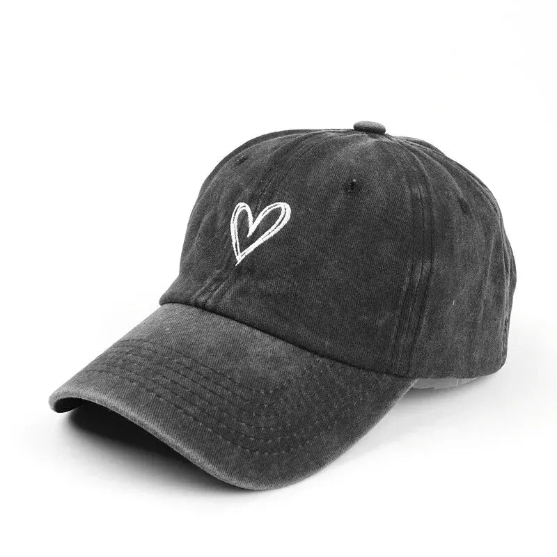 CASQUETTE BRODERIE COEUR