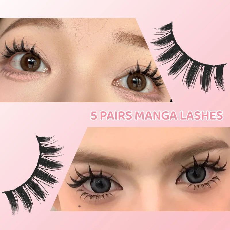 FAUX CILS EFFET MANGAS