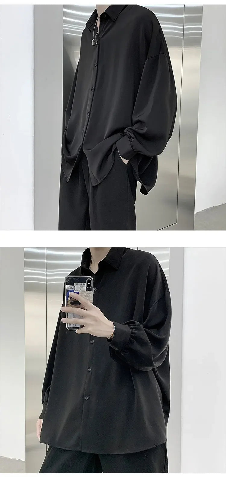 CHEMISE A MANCHES LONGUES CONFORTABLE STYLE COREEN
