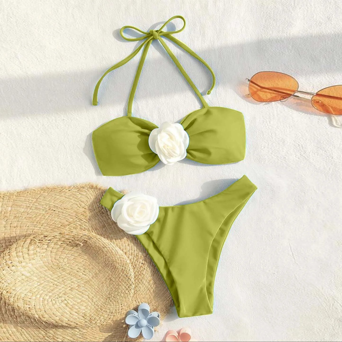 BIKINI A FLEUR 3D