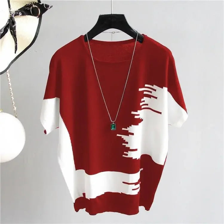 PULL CASUAL MANCHE COURTE