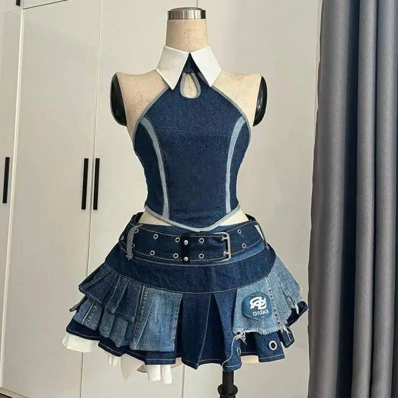 Ensemble 2 pièces Punk Vintage Y2K
