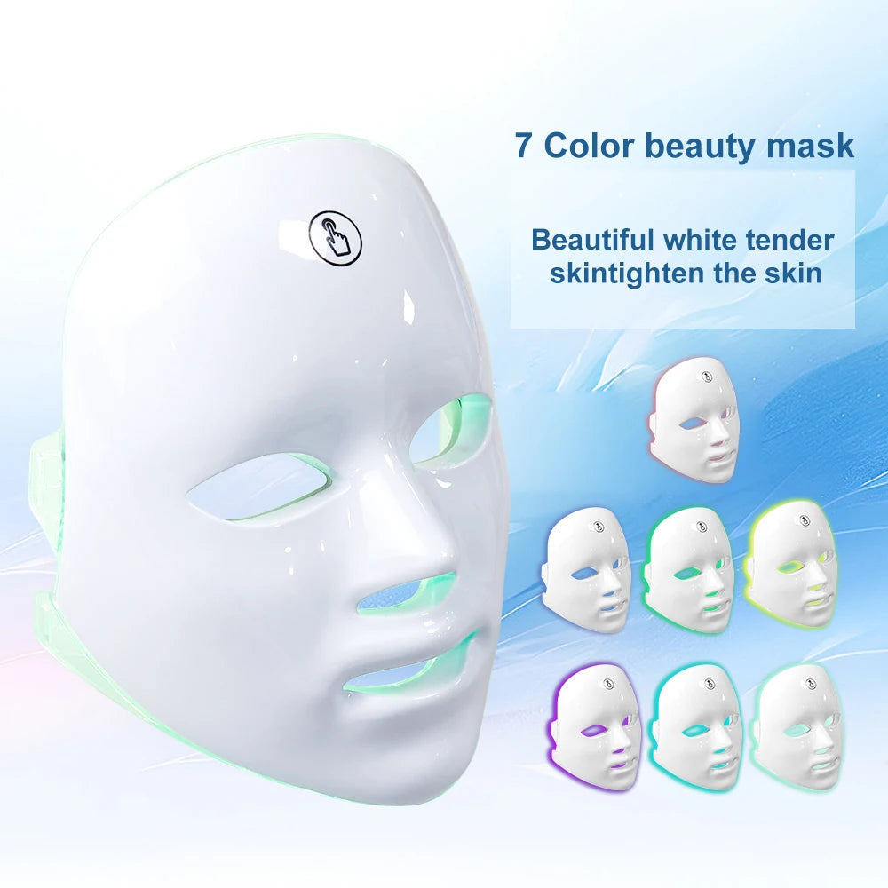 Masque facial LED 7 couleurs