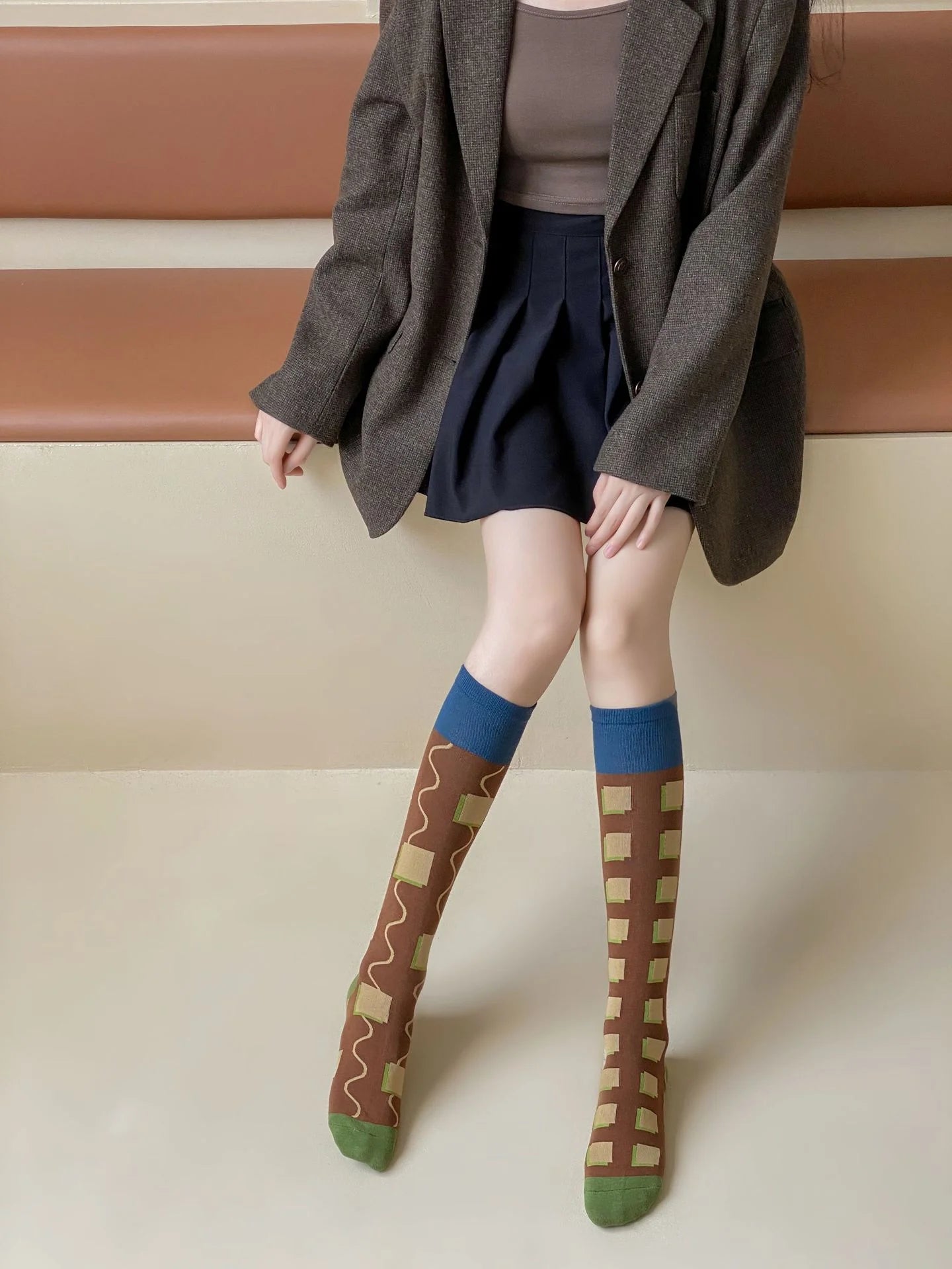 CHAUSSETTES TENDANCES RETRO POLYVALENTES