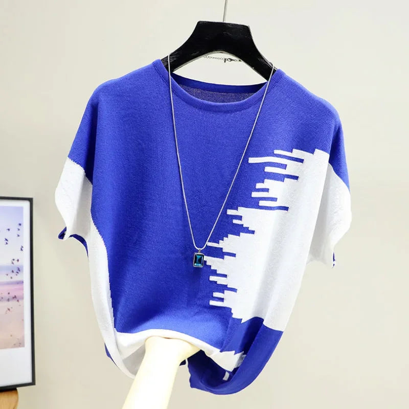PULL CASUAL MANCHE COURTE