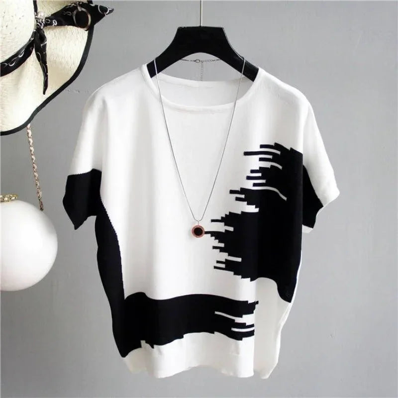 PULL CASUAL MANCHE COURTE