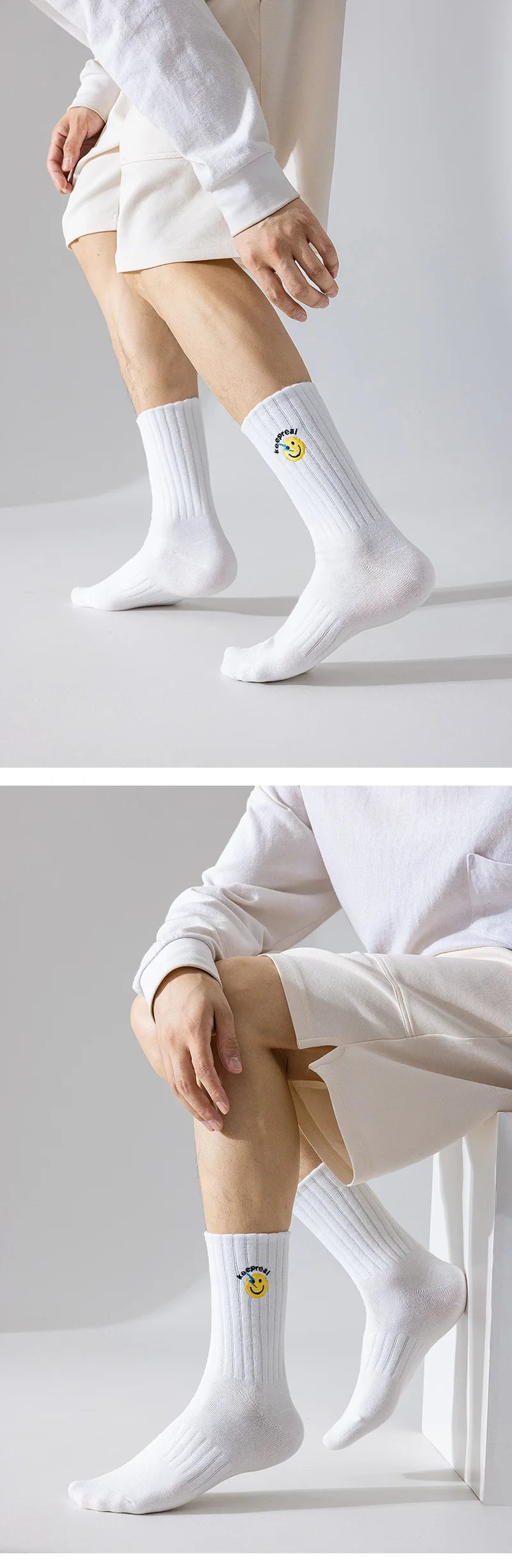 CHAUSSETES SMILEY POUR HOMME
