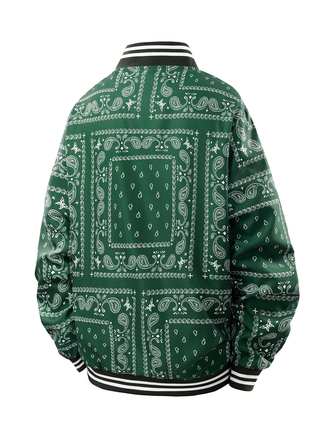 VESTE RETRO JACQUARD AMPLE