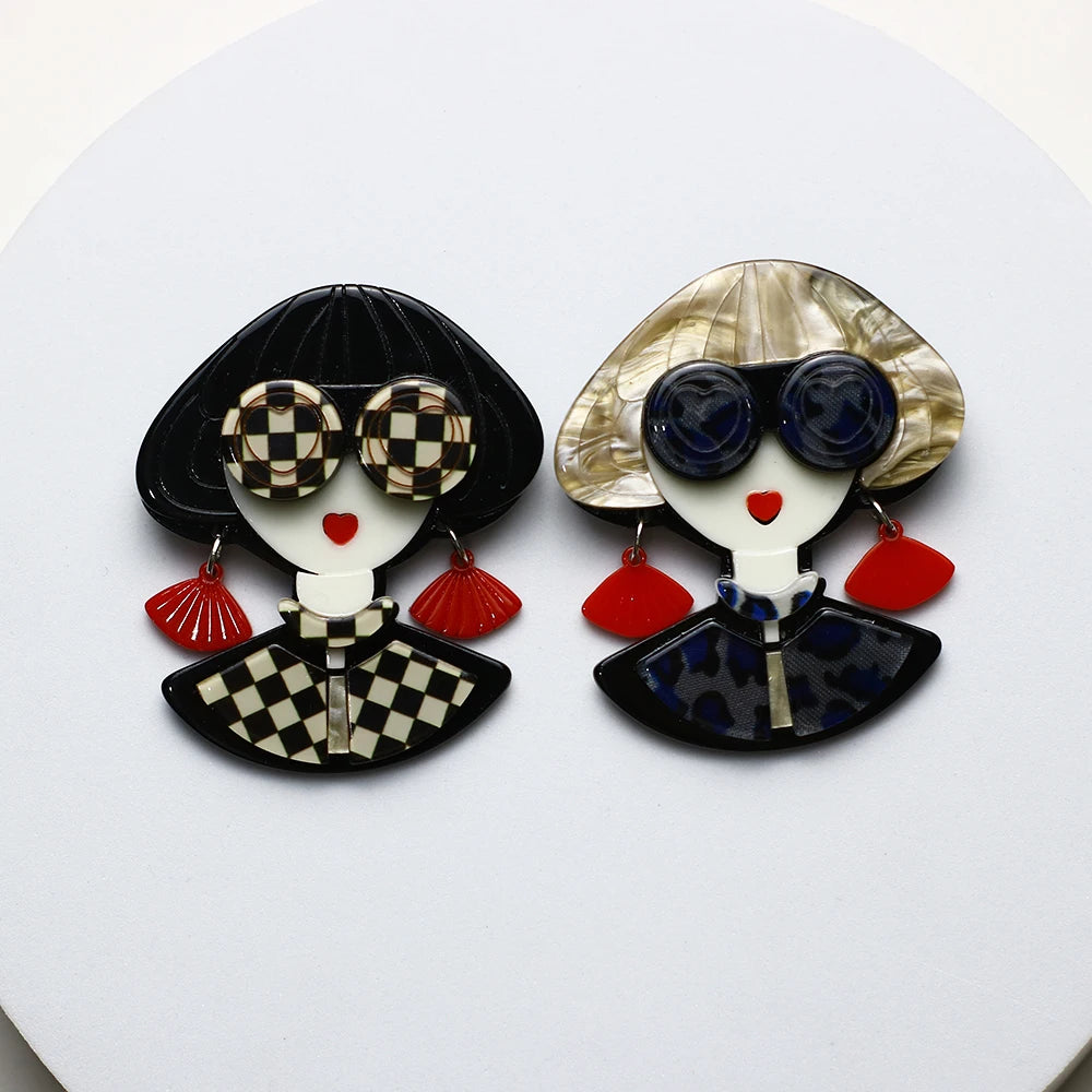 BROCHE TENDANCE FILLES LUNETTES -ACCESSOIRES CHIC COREENS
