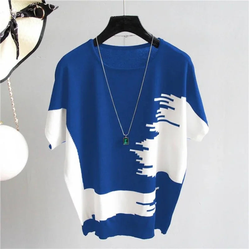 PULL CASUAL MANCHE COURTE