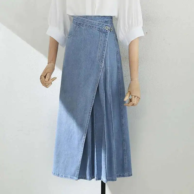 JUPE LONGUE DENIM