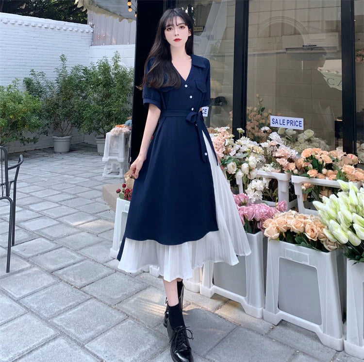 ROBE CHEMISE DECONTRACTEE VINTAGE COREENNE