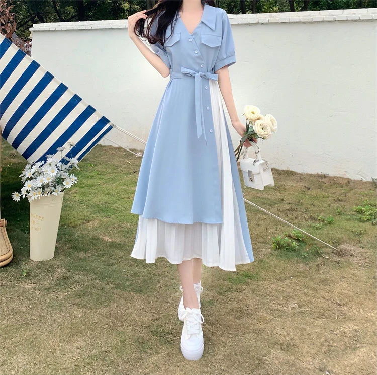 ROBE CHEMISE DECONTRACTEE VINTAGE COREENNE