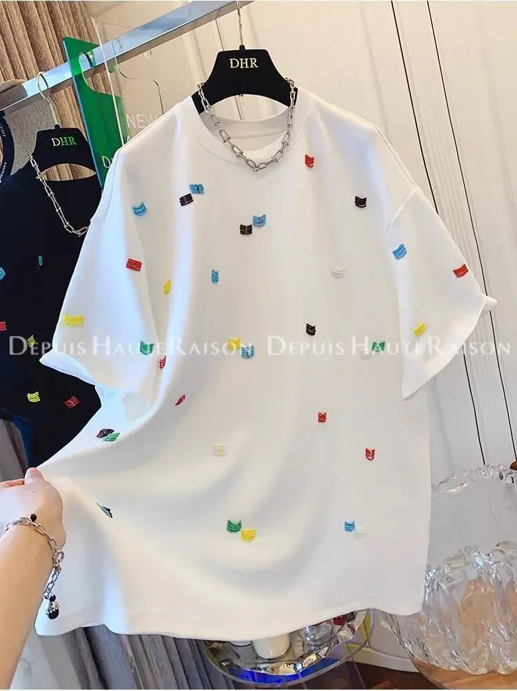 T-SHIRT A PERLE