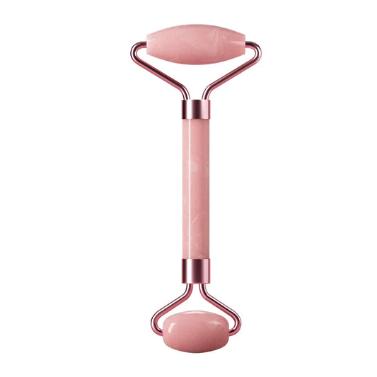 ROULEAU DE JADE POUR LE VISAGE EN QUARTZ ROSE