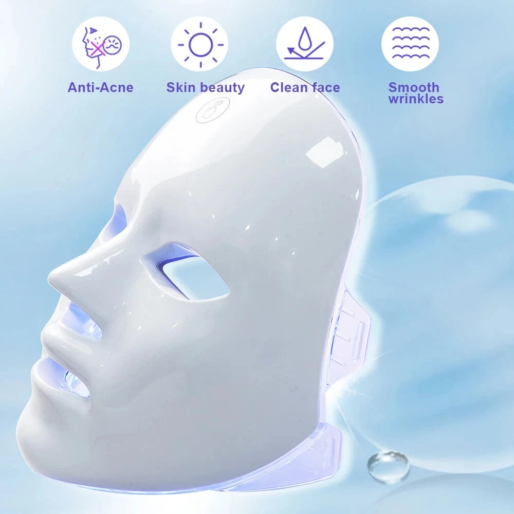 Masque facial LED 7 couleurs