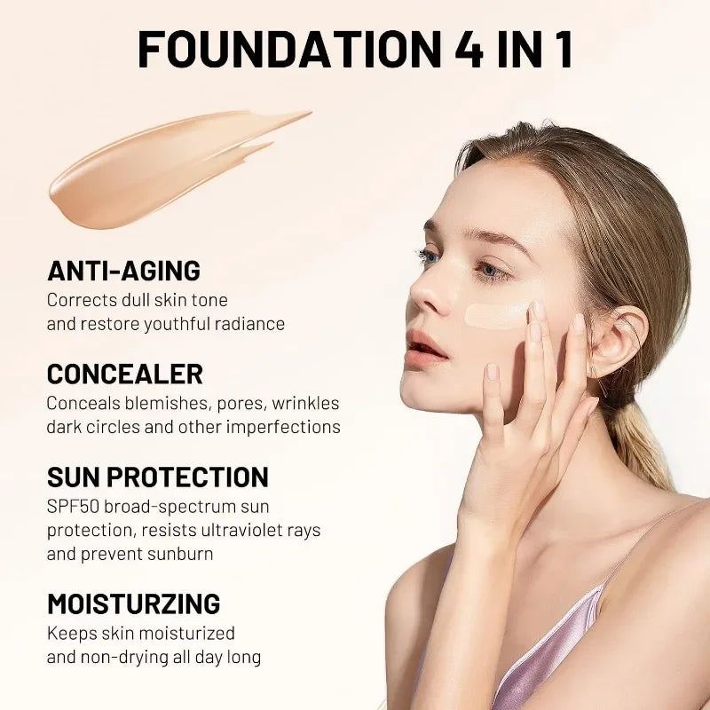 FOND DE TEINT LIQUIDE ,PROTECTION SOLAIRE,WATERPROOF