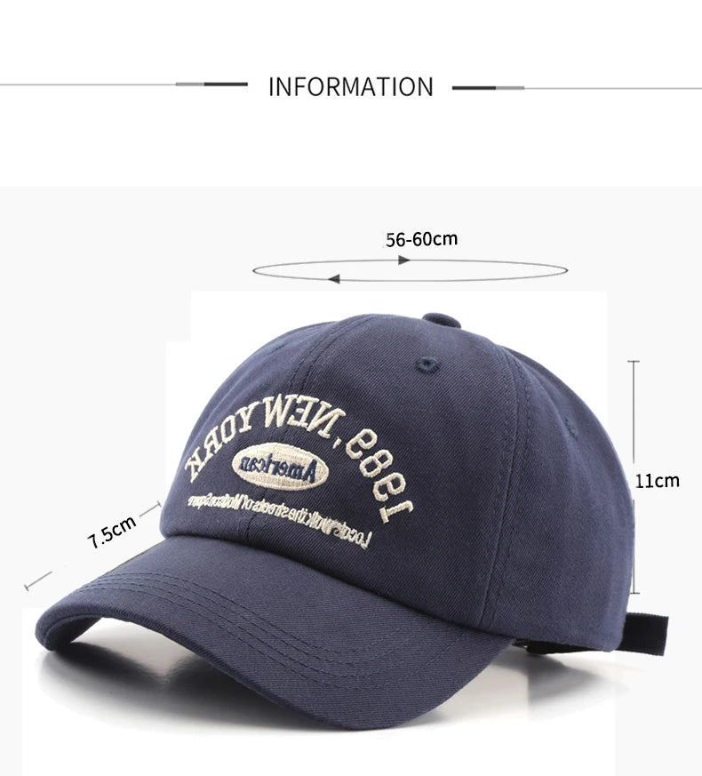 CASQUETTE DE BASEBALL RETRO COREENNE POLYVALENTE