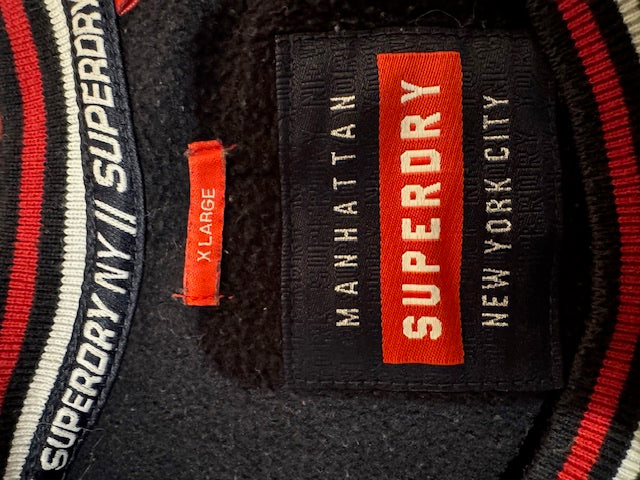 Sweat vintage Superdry -British Style -spirit of Japan (Taille XL)